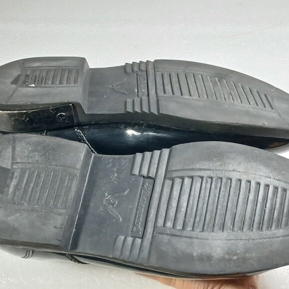 Thorogood Black Leather Uniform Dress Oxfords Mens 10 Made in USA Good Cond - Picture 5 of 15